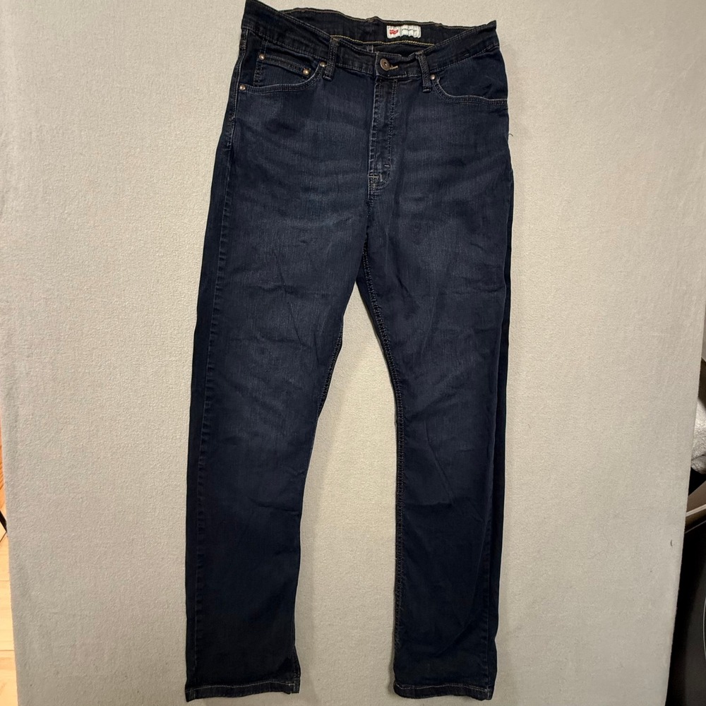 Wrangler Denim Straight Fit Western Blue Jeans Men 34x34 (fits 33x33)